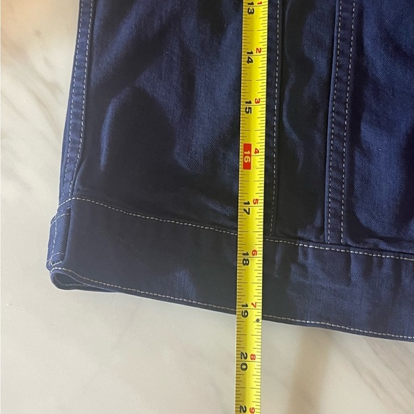 Comfort Denim Kids XL Blue Jean Jacket Youth Size 16 NWT Plaid Patch Detail - Picture 5 of 6